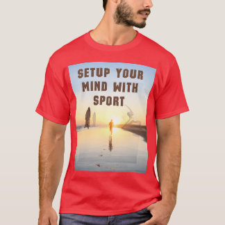 Camiseta PREPARE SUA MENTE COM ESPORTE menino vintage