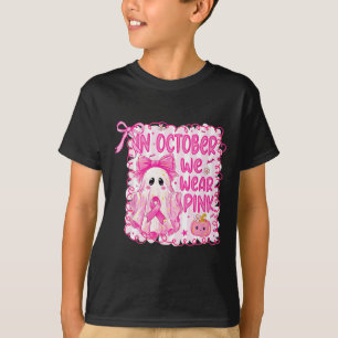 Camiseta Preparo Em Outubro Vestimos Cancer De Mama Rosa Fa