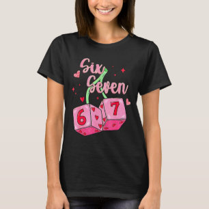 Camiseta Preppy 67 Dia dos Namorados Six Seven Dados 6 7 Ho