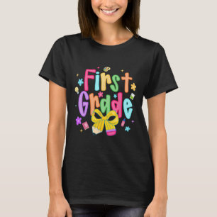 Camiseta Preppy Ck Para Escola 1ª Série Coquette Bow Menina