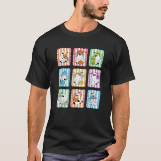 Camiseta Preppy Ghost Leading Books Professora Halloween Li