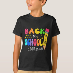 Camiseta Preppy Hello 5 Grade Para O Primeiro Dia De Volta