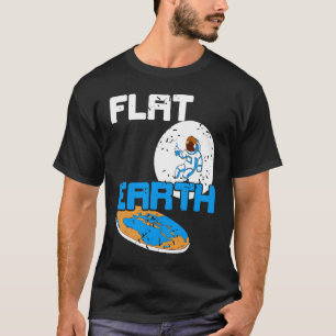 Camiseta Pres da Sociedade Terrestre Plana de Retrô Terrest