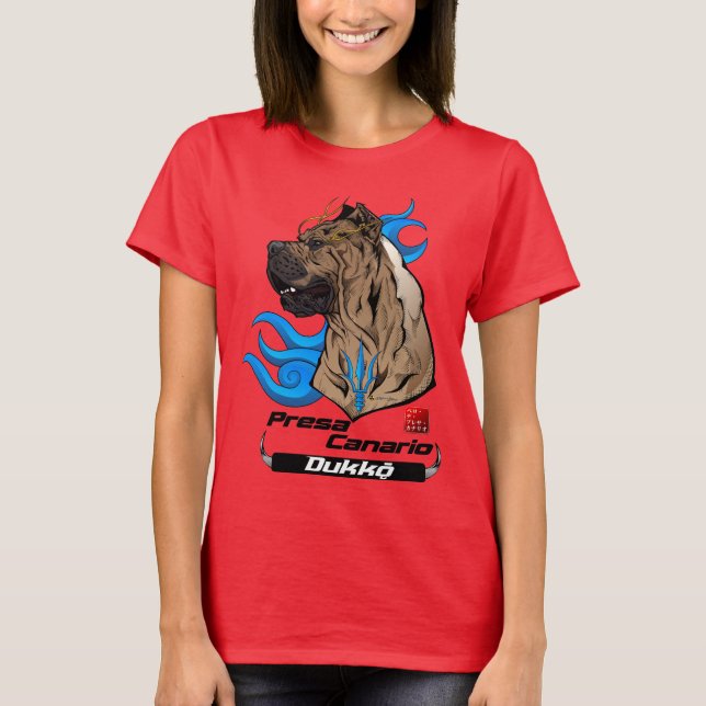 Camiseta Presa Canario Dukkǭ (Frente)