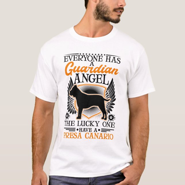 Camiseta Presa Canario Guardian Angel Dogo (Frente)