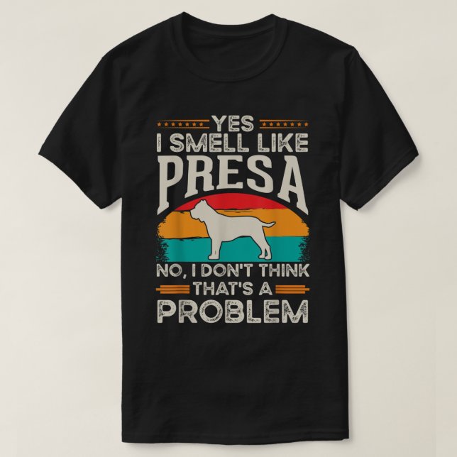 Camiseta Presa Canario Smell Dogo Canario Presa (Frente do Design)