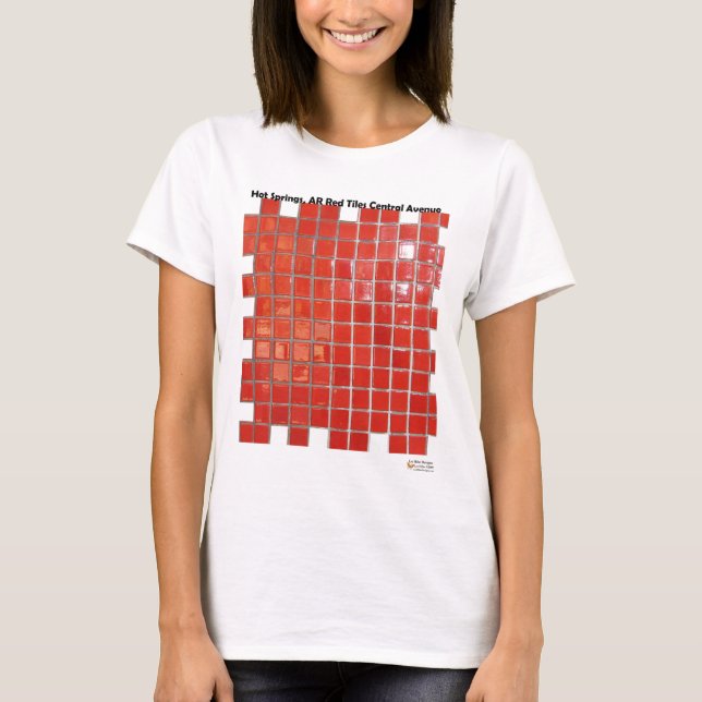 Camiseta Presas Quentes, AR Telhas Vermelhas Presentes Cent (Frente)