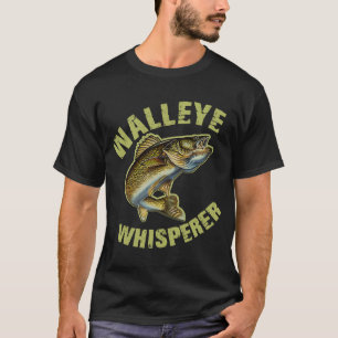 Camiseta Prescador de Olho-de-Parede Presente de Pesca de O