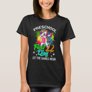 Camiseta Preschool Field Day 2022 Deixe Os Jogos Começarem