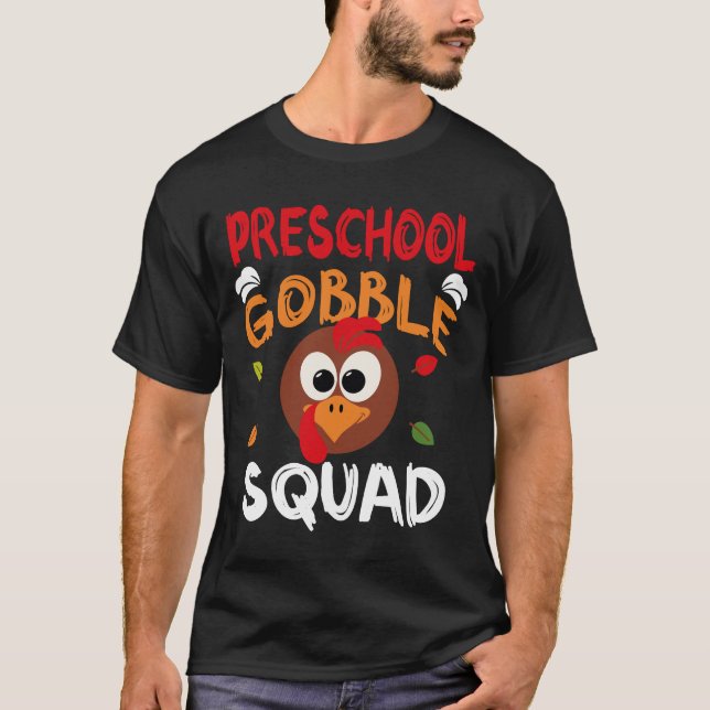 Camiseta Preschool Gobble Squad (Frente)