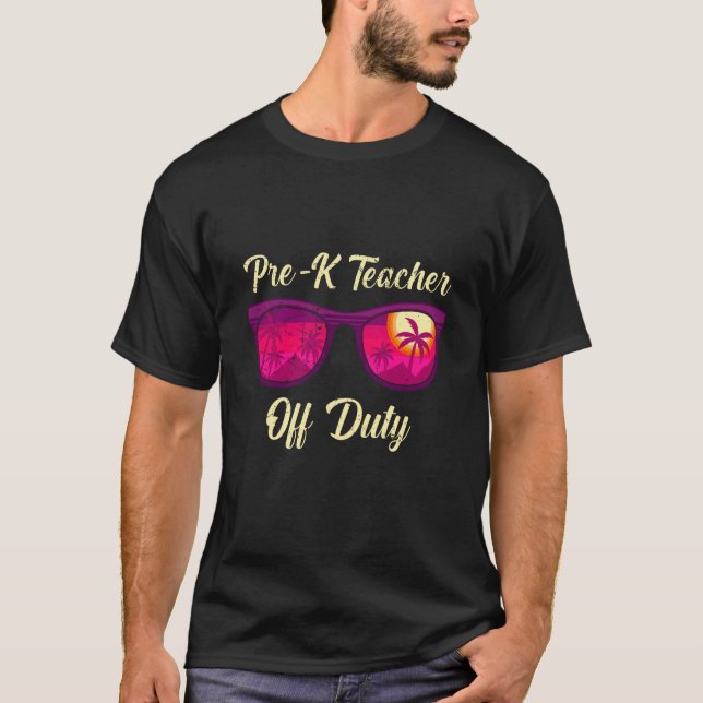 Camiseta Preschool kindergarten educator off duty teacher   (Frente)