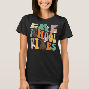 Camiseta PRESCHOOL VIBES Pré-K Equipe Pré-K Professor Estud