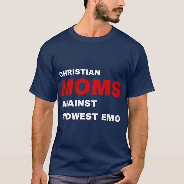 Camiseta PRESENÇA CRISTÃ CONTRA O EMO DO CENTRO-OESTE prese (Frente)