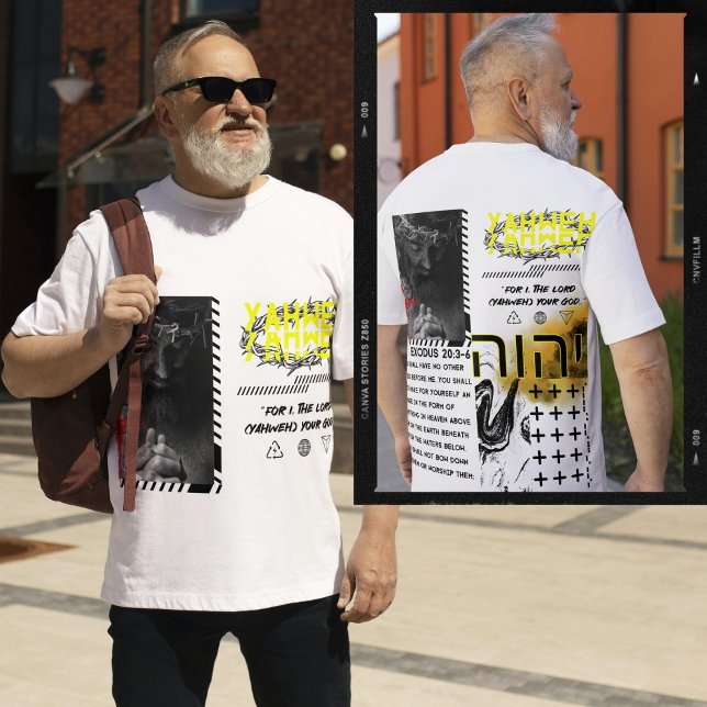Camiseta Presença de Yahweh - Cristão Moderno (Criador carregado)