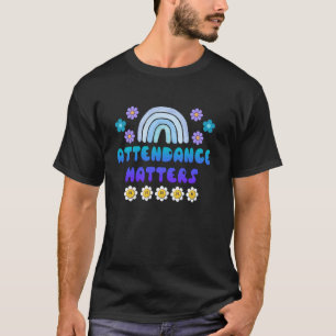 Camiseta Presença Importa Professor de Escola Cute Daisy Sé