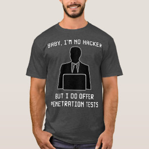 Camiseta Presença para    testes de penetraçãoPresente p