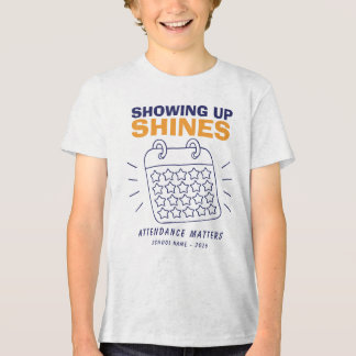 Camiseta Presença Personalizada Brilha Escola