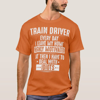 Camiseta Presente 1 do Engenheiro de locomotiva do maquinis
