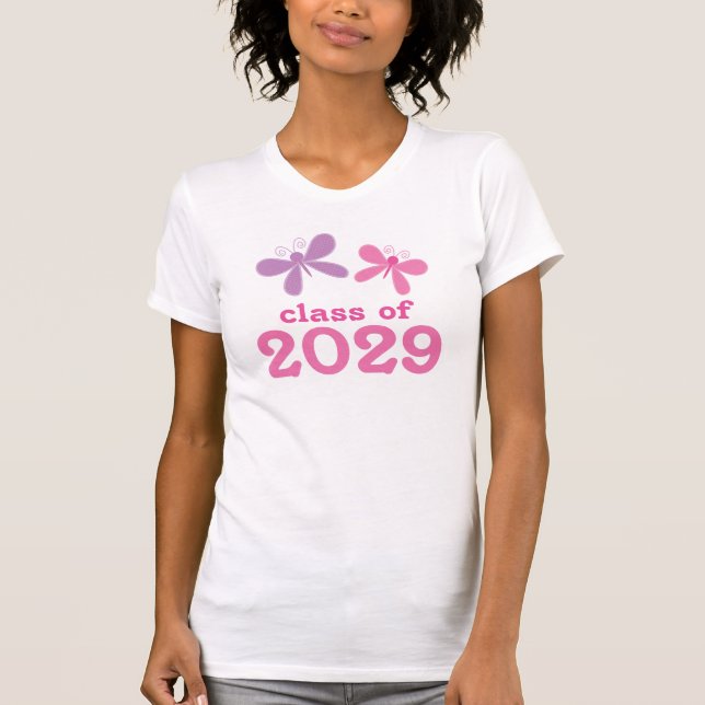 Camiseta Presente 2029 da graduação das meninas (Frente)