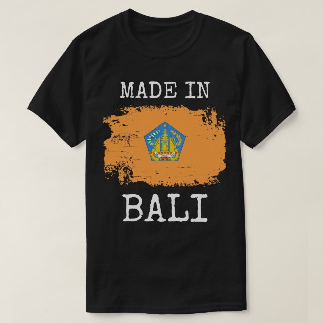 Camiseta Presente 2 na Indonésia de Bali (Frente do Design)