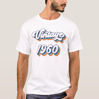 Camiseta Presente 64 Anos Homem Mulher Vintage 1964 64º Ani