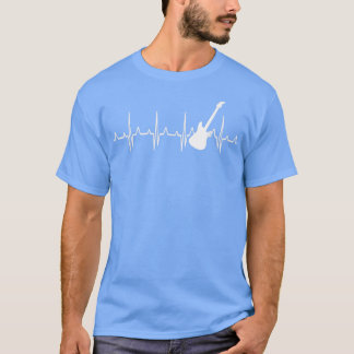 Camiseta Presente Acústico De Pulso De Violão Para Guitaris
