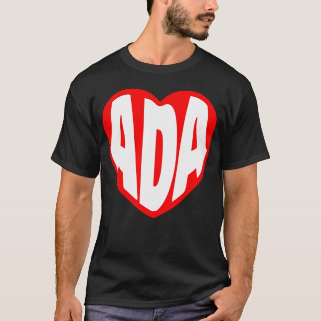 Camiseta Presente Ada no meu Coração (Frente)