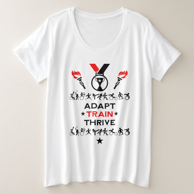 Camiseta Presente Adaptive Disabled Sports (Frente do Design)