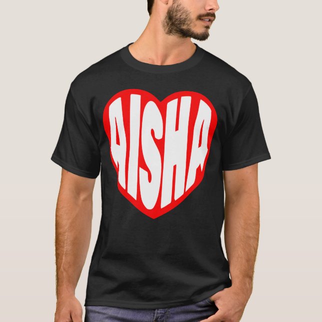 Camiseta Presente Aisha no meu Coração (Frente)