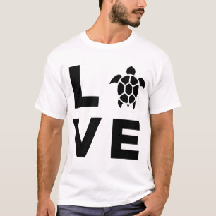 Camiseta Presente Amante de Tartarugas Amar Tartarugas Mari