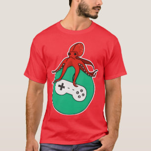 Camiseta Presente amigo verde do Jogo do polvo