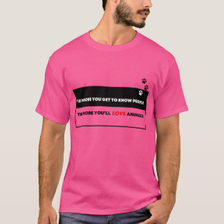 Camiseta Presente Amor pelos Animais