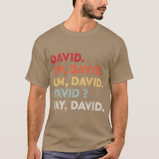 Camiseta Presente angustiado Ew David