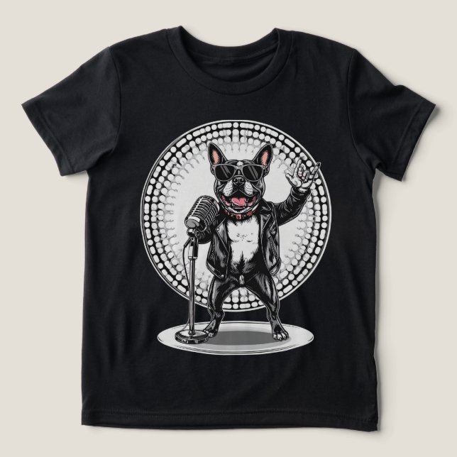 Camiseta Presente animal engraçado | Estrela de Cachorro le (Design frontal)