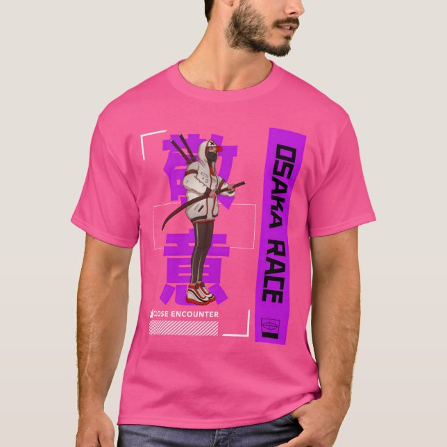 Camiseta presente anime corrida osaka (Frente)