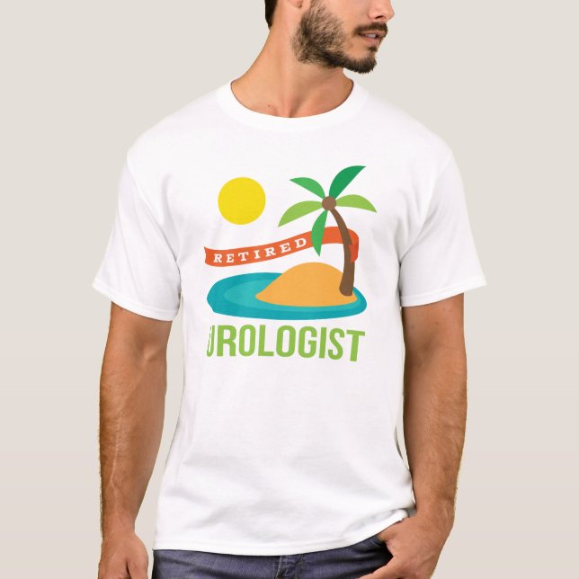 Camiseta Presente aposentado do Urologist (Frente)