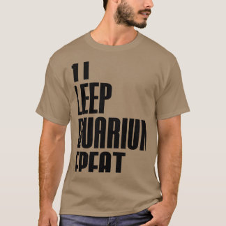 Camiseta Presente aquarista repetido de aquários
