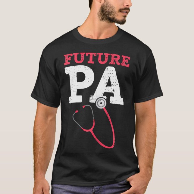 Camiseta Presente Assistente de Médicos Futuro - Homens - P (Frente)