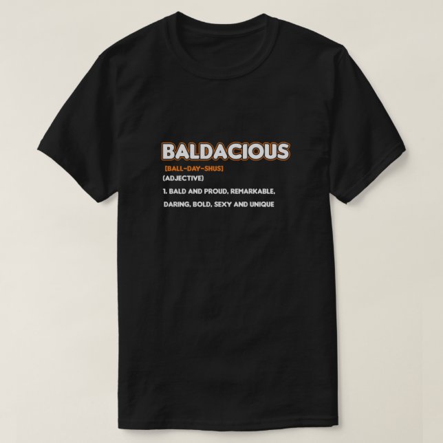 Camiseta Presente Baldacial de Alopecia Baldness (Frente do Design)