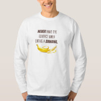 Presente Banana Engraçada.  Nunca faça contato vis
