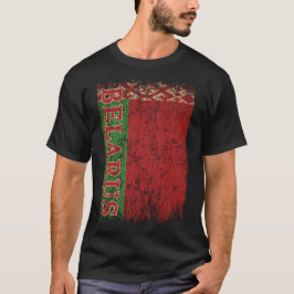 Camiseta Presente Bandeira da Bielorrússia Mulheres Homens 