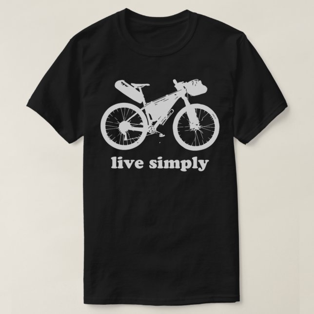 Camiseta Presente Bicicleta Bicicleta Dinâmica (Frente do Design)