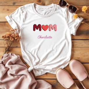 Camiseta Presente bonito e sentimental para a mãe   Mãe Vid
