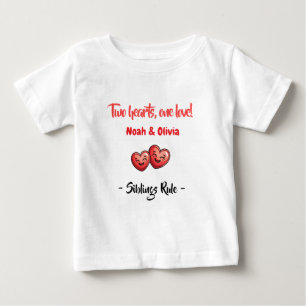 Camiseta Presente Bonito Para Irmã Ou Irmão, Aniversário, P