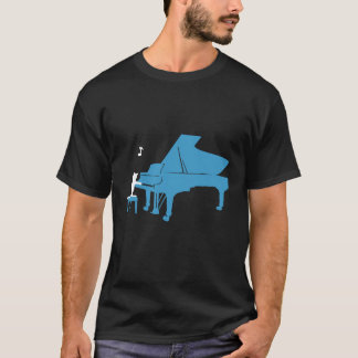 Camiseta Presente Bonito para Pianista Adolescente de Piano