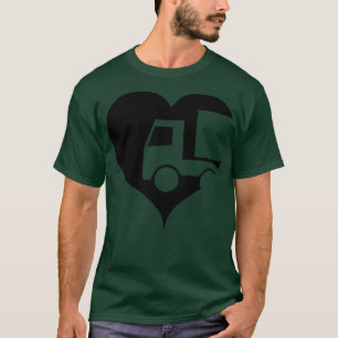 Camiseta Presente cardíaco de motorista de caminhão