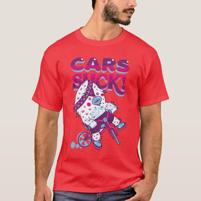 Camiseta Presente Carros São uma Droga (Frente)
