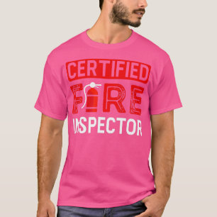 Camiseta Presente Certificado De Incêndio Para Bombeiro