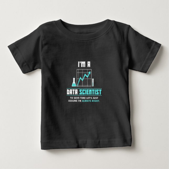 Camiseta Presente cientista | Sou Um Cientista Da Informaçã (Frente)