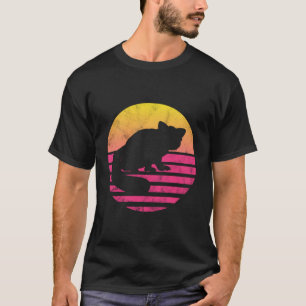 Camiseta Presente Clássico de Panda Vermelha